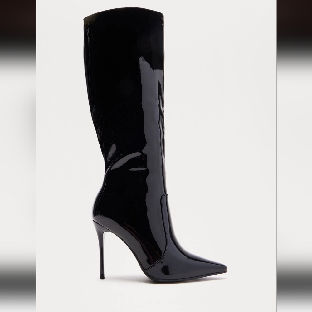 Lennon Knee High Boots - Black